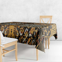 African Tribal Pattern With Wild Animal Skins Tablecloth