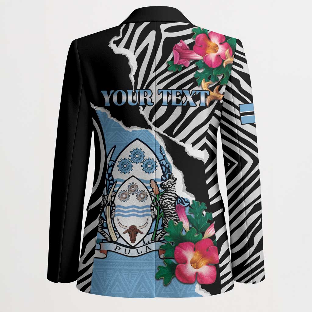 Personalized Botswana Independence Day Blazer Coat Of Arms Devils Claw - Wonder Print Shop