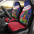 Haiti Car Seat Cover Neg Marron Ayiti Map - Hibiscus Polynesian