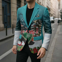 F Caw F Raven Santa Blazer Funny Christmas - Wonder Print Shop