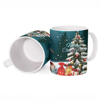 F Caw F Raven Santa Ceramic Mug Funny Christmas - Wonder Print Shop