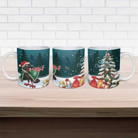 F Caw F Raven Santa Ceramic Mug Funny Christmas - Wonder Print Shop