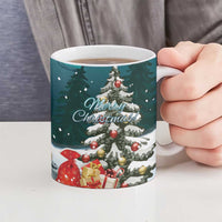 F Caw F Raven Santa Ceramic Mug Funny Christmas - Wonder Print Shop