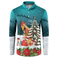 F Caw F Chicken Button Sweatshirt Funny Christmas - Wonder Print Shop