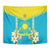 Personalised Kazakhstan Independence Day Tapestry Lilium Peregrinum - Kazakh Pattern