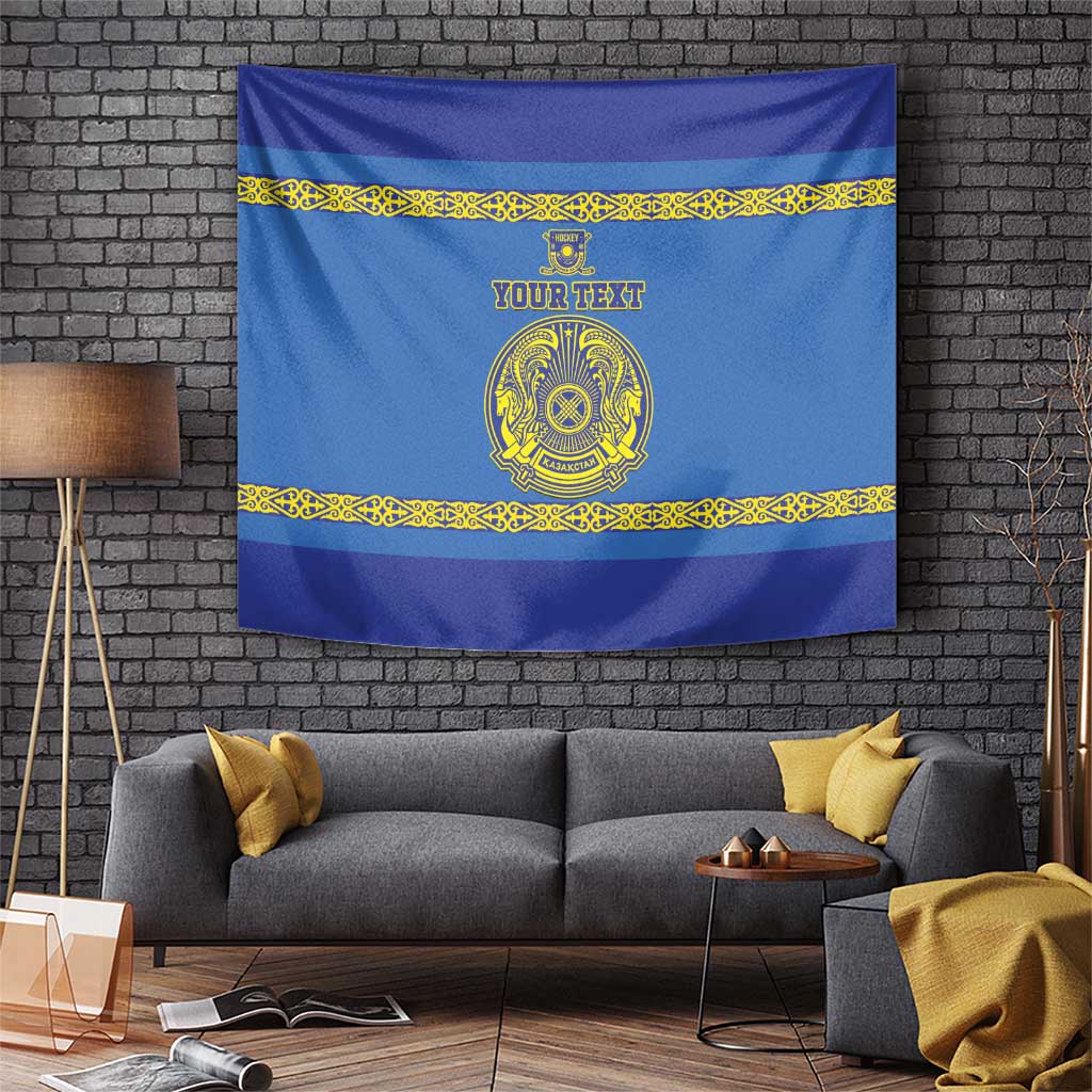 Custom Kazakhstan Hockey Tapestry Go Kazakh