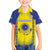 Custom Kazakhstan Football Family Matching Off The Shoulder Long Sleeve Dress and Hawaiian Shirt Go The Hawks - Wonder Print Shop