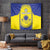 Custom Kazakhstan Football Tapestry Go The Hawks