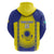 Custom Kazakhstan Football Zip Hoodie Go The Hawks - Wonder Print Shop