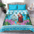 Honduras Christmas Bedding Set Scarlet Macaw With Feliz Navidad - Wonder Print Shop