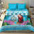 Honduras Christmas Bedding Set Scarlet Macaw With Feliz Navidad - Wonder Print Shop