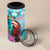 Honduras Christmas 4 in 1 Can Cooler Tumbler Scarlet Macaw With Feliz Navidad - Wonder Print Shop