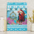 Honduras Christmas Canvas Wall Art Scarlet Macaw With Feliz Navidad - Wonder Print Shop