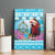 Honduras Christmas Canvas Wall Art Scarlet Macaw With Feliz Navidad - Wonder Print Shop