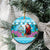 Honduras Christmas Ceramic Ornament Scarlet Macaw With Feliz Navidad - Wonder Print Shop