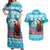 Honduras Christmas Couples Matching Off Shoulder Maxi Dress and Hawaiian Shirt Scarlet Macaw With Feliz Navidad - Wonder Print Shop