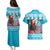 Honduras Christmas Couples Matching Puletasi and Hawaiian Shirt Scarlet Macaw With Feliz Navidad - Wonder Print Shop