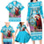 Honduras Christmas Family Matching Long Sleeve Bodycon Dress and Hawaiian Shirt Scarlet Macaw With Feliz Navidad - Wonder Print Shop