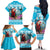 Honduras Christmas Family Matching Off The Shoulder Long Sleeve Dress and Hawaiian Shirt Scarlet Macaw With Feliz Navidad - Wonder Print Shop