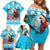 Honduras Christmas Family Matching Off Shoulder Short Dress and Hawaiian Shirt Scarlet Macaw With Feliz Navidad - Wonder Print Shop