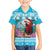 Honduras Christmas Family Matching Short Sleeve Bodycon Dress and Hawaiian Shirt Scarlet Macaw With Feliz Navidad - Wonder Print Shop