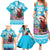 Honduras Christmas Family Matching Summer Maxi Dress and Hawaiian Shirt Scarlet Macaw With Feliz Navidad - Wonder Print Shop