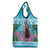 Honduras Christmas Grocery Bag Scarlet Macaw With Feliz Navidad