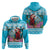 Honduras Christmas Hoodie Scarlet Macaw With Feliz Navidad - Wonder Print Shop