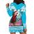 Honduras Christmas Hoodie Dress Scarlet Macaw With Feliz Navidad - Wonder Print Shop