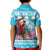 Honduras Christmas Kid Polo Shirt Scarlet Macaw With Feliz Navidad - Wonder Print Shop