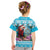 Honduras Christmas Kid T Shirt Scarlet Macaw With Feliz Navidad - Wonder Print Shop