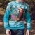 Honduras Christmas Ugly Christmas Sweater Scarlet Macaw With Feliz Navidad - Wonder Print Shop