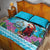 Honduras Christmas Quilt Bed Set Scarlet Macaw With Feliz Navidad - Wonder Print Shop