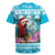 Honduras Christmas Rugby Jersey Scarlet Macaw With Feliz Navidad - Wonder Print Shop