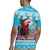 Honduras Christmas Rugby Jersey Scarlet Macaw With Feliz Navidad - Wonder Print Shop