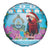 Honduras Christmas Spare Tire Cover Scarlet Macaw With Feliz Navidad - Wonder Print Shop