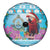 Honduras Christmas Spare Tire Cover Scarlet Macaw With Feliz Navidad - Wonder Print Shop