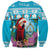 Honduras Christmas Sweatshirt Scarlet Macaw With Feliz Navidad - Wonder Print Shop