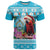 Honduras Christmas T Shirt Scarlet Macaw With Feliz Navidad - Wonder Print Shop