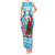 Honduras Christmas Tank Maxi Dress Scarlet Macaw With Feliz Navidad - Wonder Print Shop