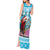 Honduras Christmas Tank Maxi Dress Scarlet Macaw With Feliz Navidad - Wonder Print Shop