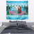 Honduras Christmas Tapestry Scarlet Macaw With Feliz Navidad