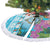 Honduras Christmas Tree Skirt Scarlet Macaw With Feliz Navidad - Wonder Print Shop