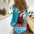 Honduras Christmas Women Casual Shirt Scarlet Macaw With Feliz Navidad - Wonder Print Shop