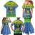 Gabon Christmas Family Matching Mermaid Dress and Hawaiian Shirt Coat Of Arms Joyeux Noel - Wonder Print Shop