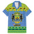 Gabon Christmas Family Matching Mermaid Dress and Hawaiian Shirt Coat Of Arms Joyeux Noel - Wonder Print Shop