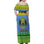 Gabon Christmas Family Matching Off Shoulder Maxi Dress and Hawaiian Shirt Coat Of Arms Joyeux Noel - Wonder Print Shop