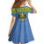 Gabon Christmas Family Matching Off Shoulder Short Dress and Hawaiian Shirt Coat Of Arms Joyeux Noel - Wonder Print Shop