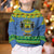 Gabon Christmas Kid Ugly Christmas Sweater Coat Of Arms Joyeux Noel - Wonder Print Shop