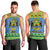 Gabon Christmas Men Tank Top Coat Of Arms Joyeux Noel - Wonder Print Shop